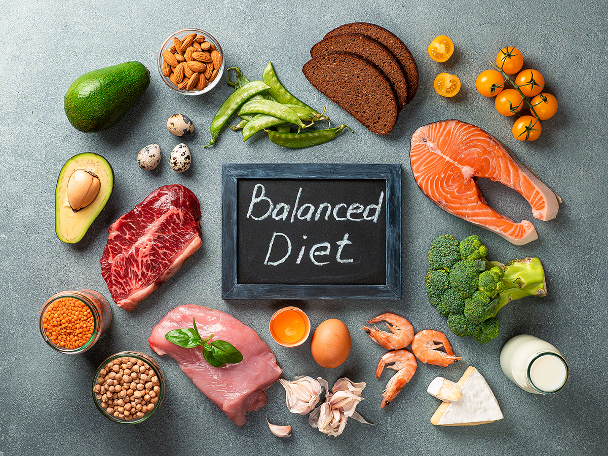 A balanced diet for better nutrition and health