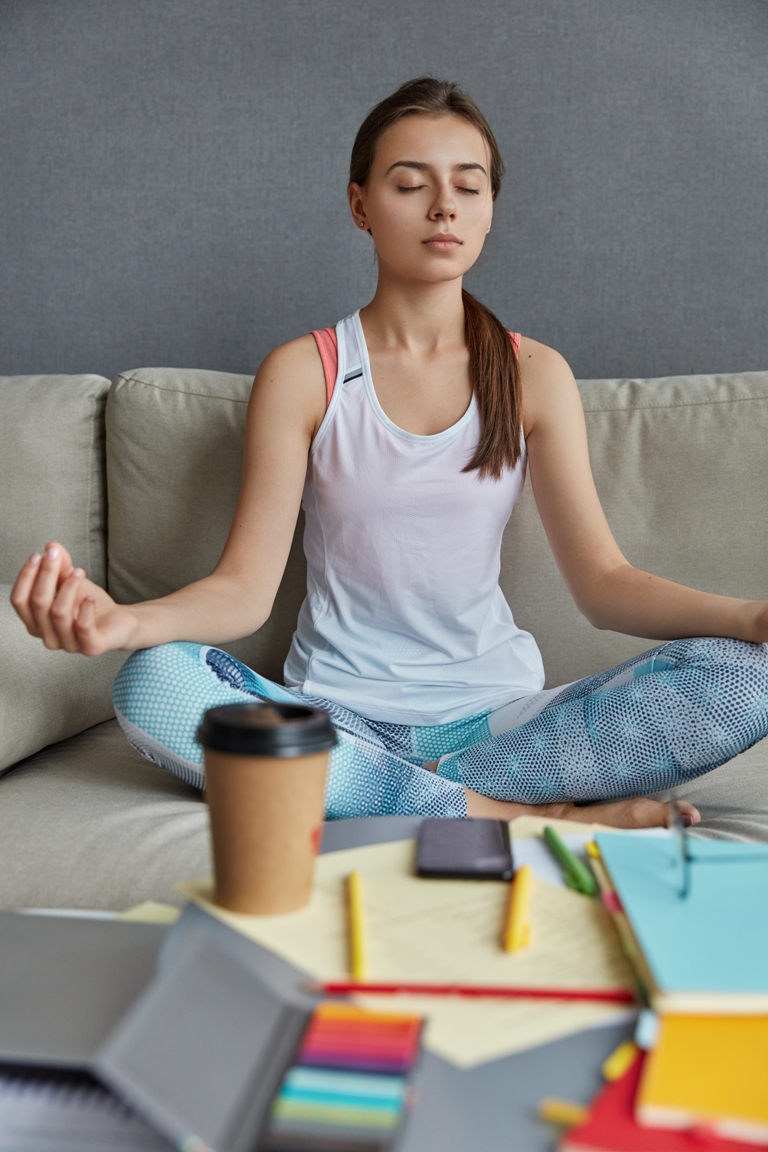 Meditation for problem-solving with calm mind